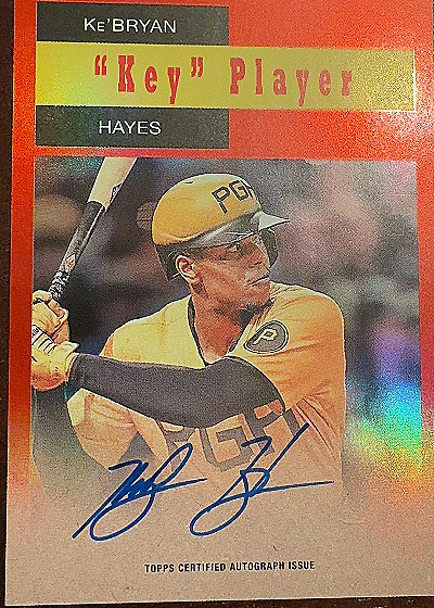 2024 Topps Archives 'Key Player' Ke'Bryan Hayes Autograph — front