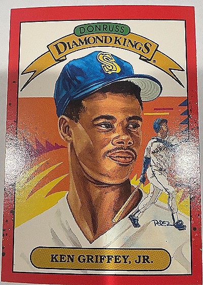1990 Donruss Diamond Kings #4 Ken Griffey Jr. — front