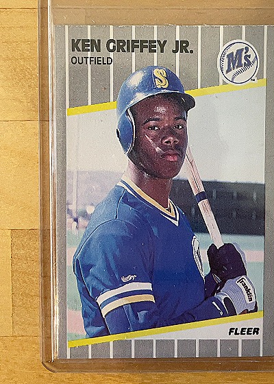 1989 Fleer #548 Ken Griffey Jr. — front