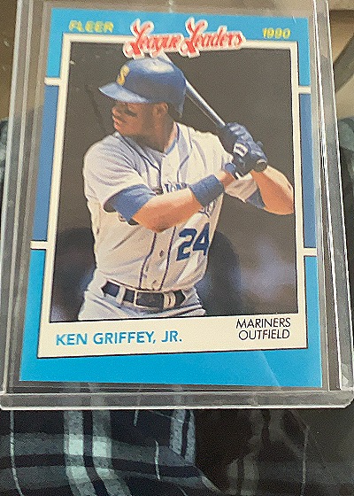 1990 Fleer League Leaders Ken Griffey Jr. — front