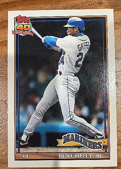 Ken Griffey Jr. 1991 Topps #790 — front