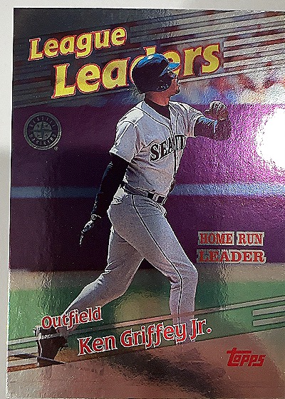 1998 Topps League Leaders Ken Griffey Jr. — front
