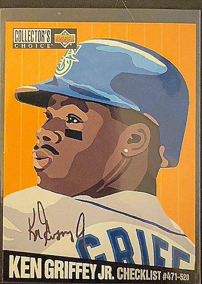 Ken Griffey Jr. Checklist — front
