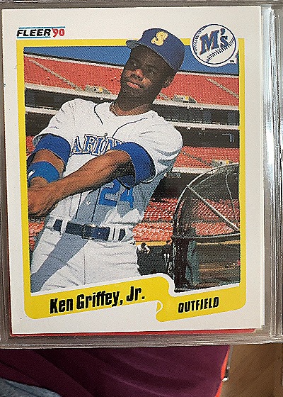 Ken Griffey, Jr. 1990 Fleer #513 — front