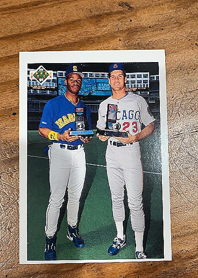 1991 Upper Deck Final Edition Ken Griffey Jr. / Ryne Sandberg All-Star Checklist — front