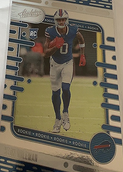 Keon Coleman 2024 Panini Absolute Rookie Card — front