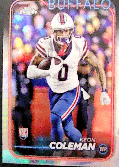 2024 Topps Chrome #209 Keon Coleman — front