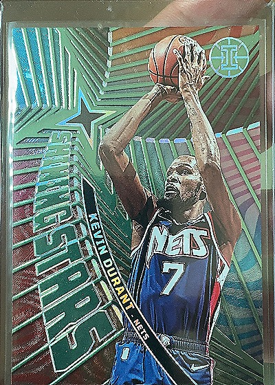 2021-22 Panini Illusions Shining Stars #13 Kevin Durant — front