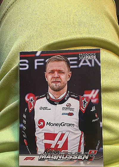 2024 Topps Paddock Pass F1 Kevin Magnussen — front
