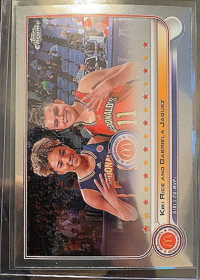 Kiki Rice and Gabriela Jaquez 2022 Topps Chrome McDonald's All American — front