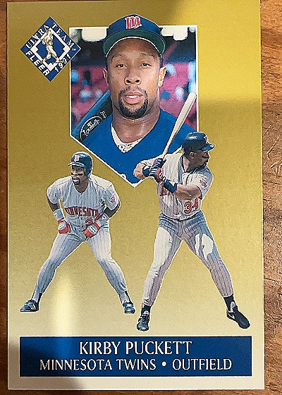 1991 Fleer Ultra #8 Kirby Puckett — front