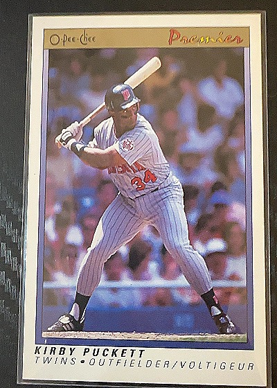 1991 O-Pee-Chee Premier Kirby Puckett #96 — front