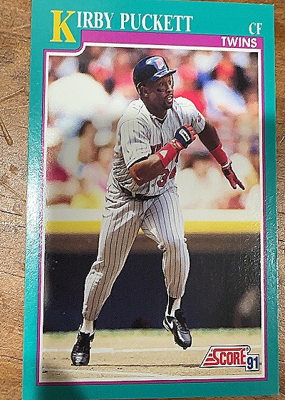 1991 Score #200 Kirby Puckett — front