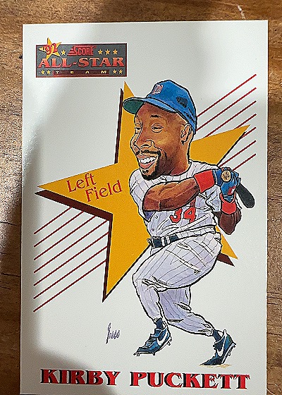 1993 Score #505 Kirby Puckett — front