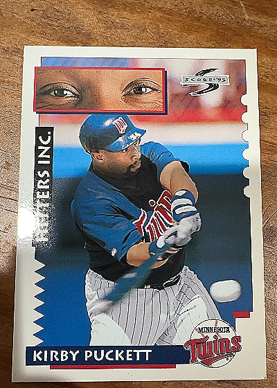 1995 Score #559 Kirby Puckett — front