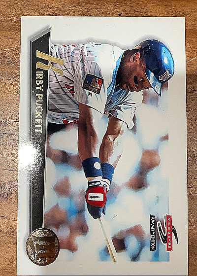 1995 Score #N/A Kirby Puckett — front