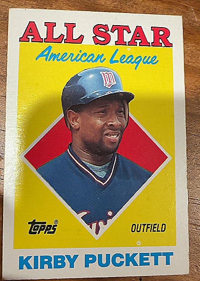 1988 Topps #391 Kirby Puckett — front