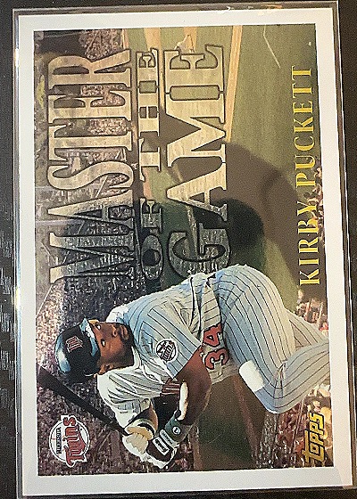 1996 Topps Master of the Game Kirby Puckett — front