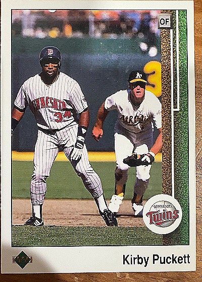 1989 Upper Deck #376 Kirby Puckett — front