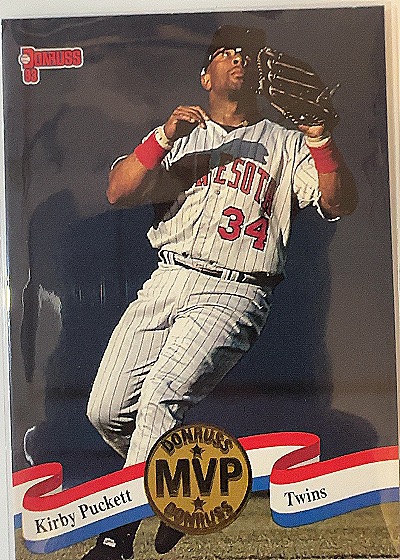 1993 Donruss MVP Kirby Puckett — front