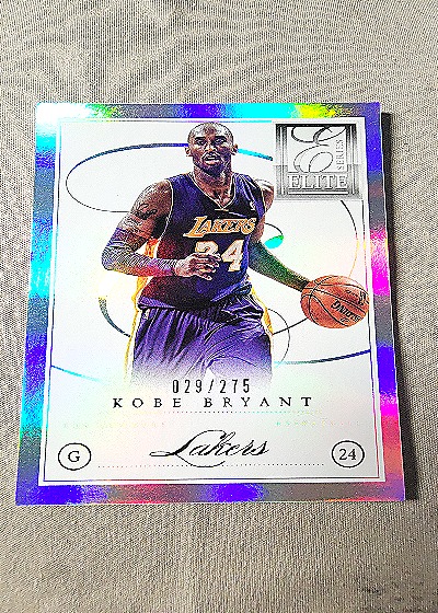 2012-13 Panini Elite Series Kobe Bryant — front