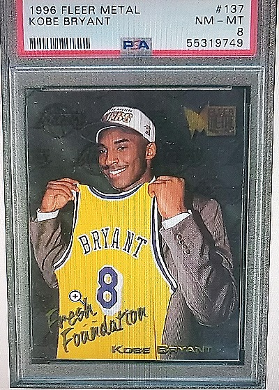 1996 Fleer Metal Fresh Foundation Kobe Bryant — front