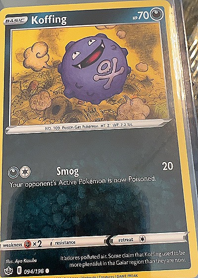 Koffing 094/198 Chilling Reign — front