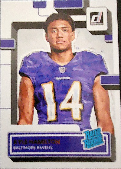 2022 Donruss Rated Rookie Kyle Hamilton — front