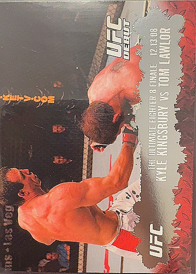 2009 Topps UFC Round 2 Kyle Kingsbury vs Tom Lawlor — front
