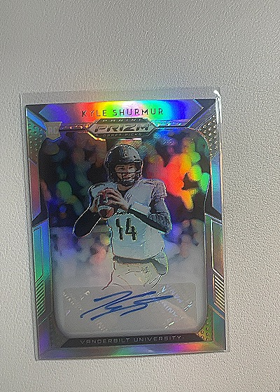 2019 Panini Prizm Draft Picks Auto Prizms #211 Kyle Shurmur — front