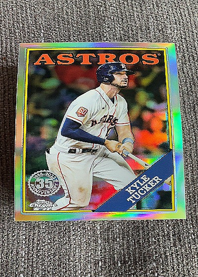 2023 Topps Chrome 1988 35th Anniversary Refractor Kyle Tucker — front