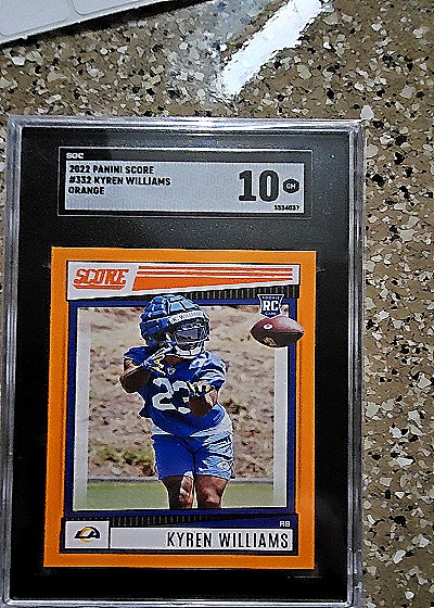 2022 Panini Score Kyren Williams Orange — front