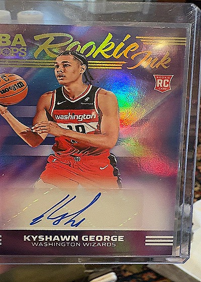 2023-24 Panini Hoops Rookie Ink Kyshawn George — front