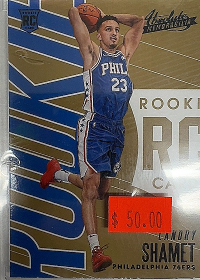 2018-19 Panini Absolute Memorabilia Rookie Card — front