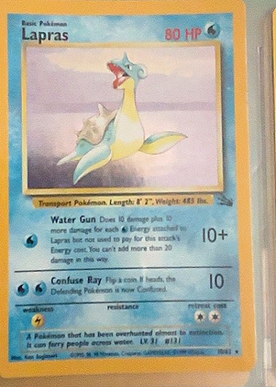 Lapras - Holo Rare — front