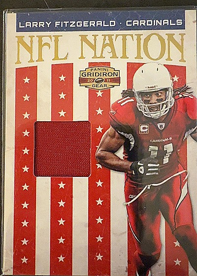 2011 Panini Gridiron Gear NFL Nation Larry Fitzgerald — front