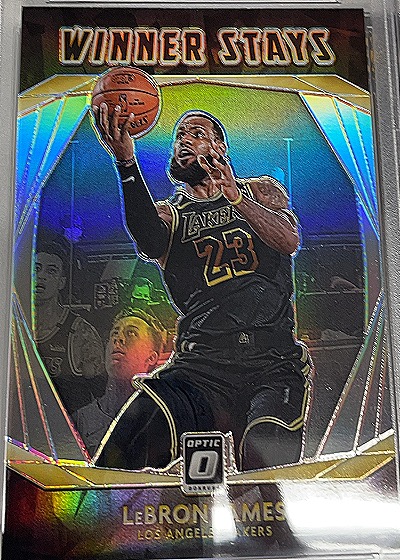 2020-21 Panini Donruss Optic Winner Stays LeBron James — front