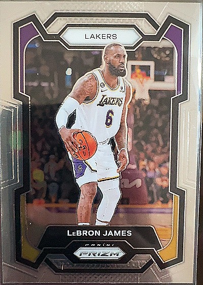 2023-24 Panini Prizm LeBron James #63 — front