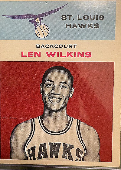 1961 Fleer #44 Len Wilkins — front