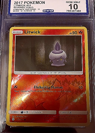 2017 Pokemon #11/145 Litwick — front