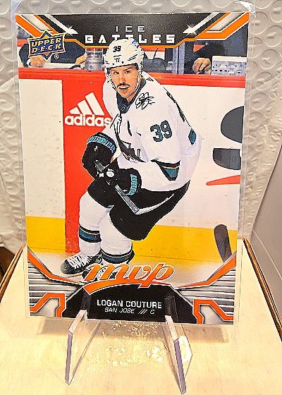 2022-23 Upper Deck MVP Ice Battles Logan Couture — front