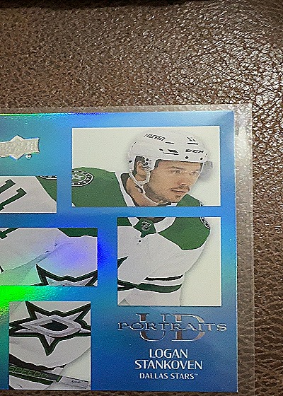2024-25 Upper Deck Series 2 UD Portraits Logan Stankoven — front