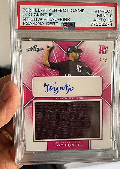 2021 Leaf Perfect Game Loo Cijntje — front