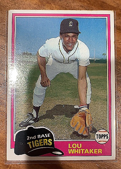 1981 Topps #234 Lou Whitaker — front