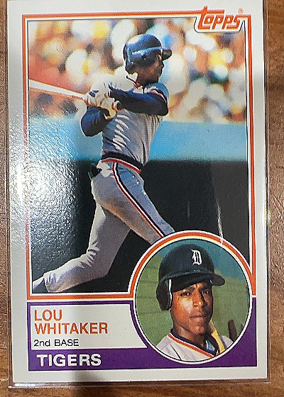 1983 Topps #509 Lou Whitaker — front