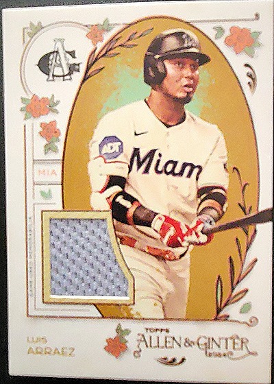 2024 Topps Allen & Ginter Luis Arraez Relic — front