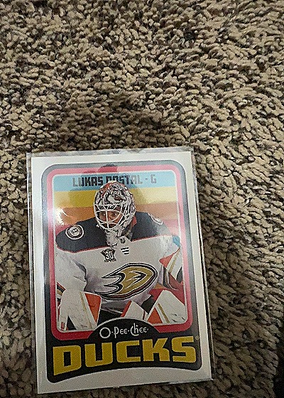 Lukas Dostal O-Pee-Chee Anaheim Ducks — front