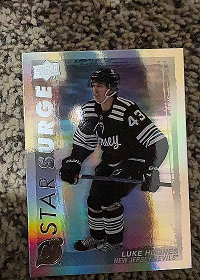 2023 Upper Deck #SS-2 Luke Hughes — front