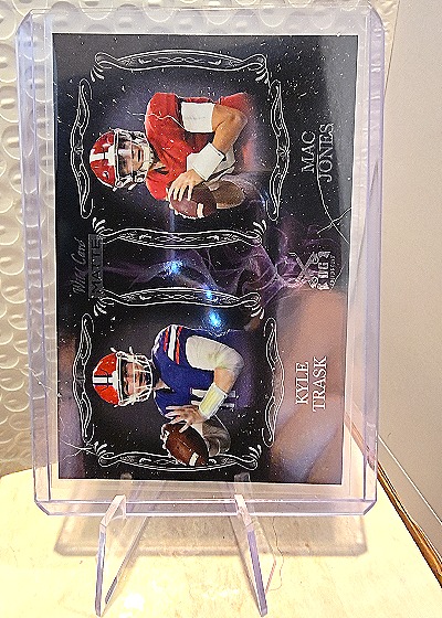 2021 Wild Card Matte Black Dueling Guns Mac Jones Kyle Trask — front