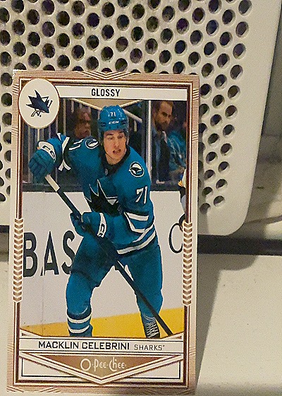 Macklin Celebrini O-Pee-Chee Glossy — front
